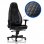 Noblechairs Icon Chaise rembourrée Noir/Bleu