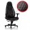 Noblechairs Icon Chaise rembourrée Noir/Rouge