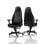 Nobelchairs Icon gepolsterter Stuhl Schwarz