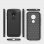 German Tech Elite Carbon Funda Negra para Motorola Moto E5 Plus