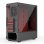 Phanteks Eclipse P300 Vidro Temperado USB 3.0 Preta/Vermelha