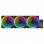 Aerocool Orbit RC Pack 3 Ventiladores RGB 120mm + Mando a Distancia