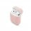Étui de protection en silicone rose Unotec pour AirPods