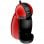 Krups Piccolo Cafetera Dolce Gusto Rojo + 3 Packs de Cápsulas de Café