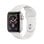 Apple Watch Series 4 GPS + Cellular 40mm OLED Acier Inoxydable Argent Blanc S/L Etanche 4G Pulsomètre