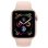 Apple Watch Series 4 GPS 44mm Retina OLED Aluminium Doré Bracelet Rose Résistance à l’eau Pulsomètre