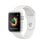 Apple Watch Series 3 GPS 42mm OLED Alluminio Argento Cinturino Bianco S/M-M/L Waterproof