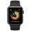 Apple Watch Series 3 GPS 38 mm en aluminium gris sidéral avec bracelet sport noir