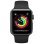Apple Watch Series 3 GPS 42mm Retina OLED Alluminio Grigio Spaziale Cinturino Nero Resistente all’acqua 50m
