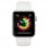 Apple Watch Series 3 GPS 38 mm Aluminium Silber mit weißem Sportarmband