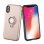 Muvit Ring Magnética Funda Rosa Oro para Apple iPhone X
