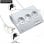 Ewent Regleta 3x Schuko 2xUSB Blanca