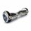 Skateflash K6 Hoverboard Bluetooth Plata Cromado + Hoverkart + Funda