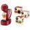 Krups Dolce Gusto Infinissima Cafetera Manual Roja + 3 Packs de Café