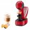Krups Dolce Gusto Infinissima Cafetera Manual Roja + 3 Packs de Café