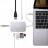 Minix Neo C-X Hub USB Multiportas com HDMI Cinzento Sideral