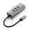 Minix Neo-C-UEGR Adaptador USB-C a 3 Puertos USB 3.0/RJ-45