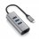 Minix Neo-C-UEGR Adaptador USB-C a 3 Puertos USB 3.0/RJ-45