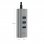Minix Neo-C-UEGR Adaptador USB-C a 3 Puertos USB 3.0/RJ-45