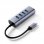Minix Neo-C-UHGR Adaptador USB-C a 4 Puertos USB 3.0/HDMI