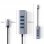 Minix Neo-C-UHGR Adaptador USB-C a 4 Puertos USB 3.0/HDMI