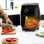 Heißluftfritteuse Cecotec Cecofry Compact Rapid Black 1,5 L 2000W mit Thermostat und Rezeptbuch