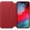 Custodia Folio in pelle rossa Apple per iPhone XS Max