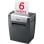 Rexel Momentum X406 Aktenvernichter Partikelschnitt-Zerkleinerung Blau, Grau