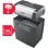 Rexel Momentum X406 Aktenvernichter Partikelschnitt-Zerkleinerung Blau, Grau