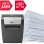 Rexel Momentum X406 Aktenvernichter Partikelschnitt-Zerkleinerung Blau, Grau