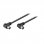 Cable Coaxial Antena Acodado 1.5m Negro