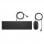 HP Pavilion Wired Keyboard and Mouse 400 Tastatur Maus enthalten Büro USB Schwarz (4CE97AA#ABE)