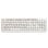 NGS Spike Teclado USB Multimídia Plug'n'Play 1.4m Qwerty Espanhol Branco