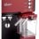 Oster Prima Latte Cafetera Espresso 15 Bares Roja con Tratamiento de Leche