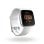 Fitbit Versa Lite Bluetooth 34mm LCD Weiß/Silber S/L Wasserdicht 50m SpO2 Pulsmesser