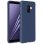 Custodia in silicone Forcell Soft Touch blu scuro per Samsung Galaxy A8