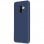 Custodia in silicone Forcell Soft Touch blu scuro per Samsung Galaxy A8