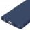Custodia in silicone Forcell Soft Touch blu scuro per Samsung Galaxy A8