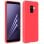 Capa Forcell Soft Touch de Silicone Vermelha para Samsung Galaxy A8