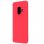 Forcell Soft Touch Funda de Silicona Roja para Samsung Galaxy S9