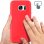 Forcell Soft Touch Funda de Silicona Roja para Samsung Galaxy S7 Edge