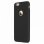 Forcell Soft Touch Funda de Silicona Negra para iPhone 6 Plus / 6S Plus