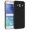 Forcell Soft Touch Funda de Silicona Negra para Samsung Galaxy J3