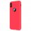 Forcell Soft Touch Funda de Silicona Roja para iPhone X / XS