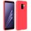 Capa Forcell Soft Touch de Silicone Vermelho para Samsung Galaxy A8 Plus