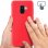 Capa Forcell Soft Touch de Silicone Vermelho para Samsung Galaxy A8 Plus