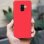 Capa Forcell Soft Touch de Silicone Vermelho para Samsung Galaxy A8 Plus