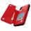 Forcell Wallet Funda Cartera Roja para Apple iPhone XR
