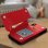 Forcell Wallet Funda Cartera Roja para Apple iPhone XR