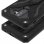 Forcell Phantom Funda Híbrida Negra para Samsung Galaxy A6 Plus